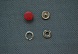Кнопка из 4 частей мал (уп=10шт)  (3, красный)