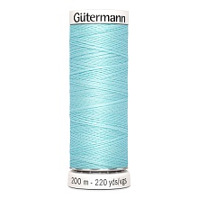 Нить Sew-All 100/200 м для всех материалов, 100% полиэстер Gutermann (53, св.бирюза)